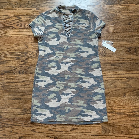 Francesca's Collections Dresses & Skirts - FRANCESCA’s Dress NWT $44 Camouflage